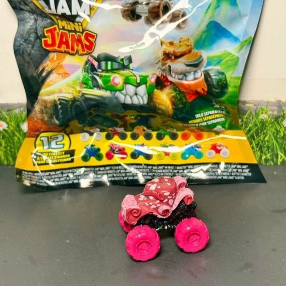2026 Monster Jam Mini Jams Series 22 Octon8er Pink Tires Sealed in Bag